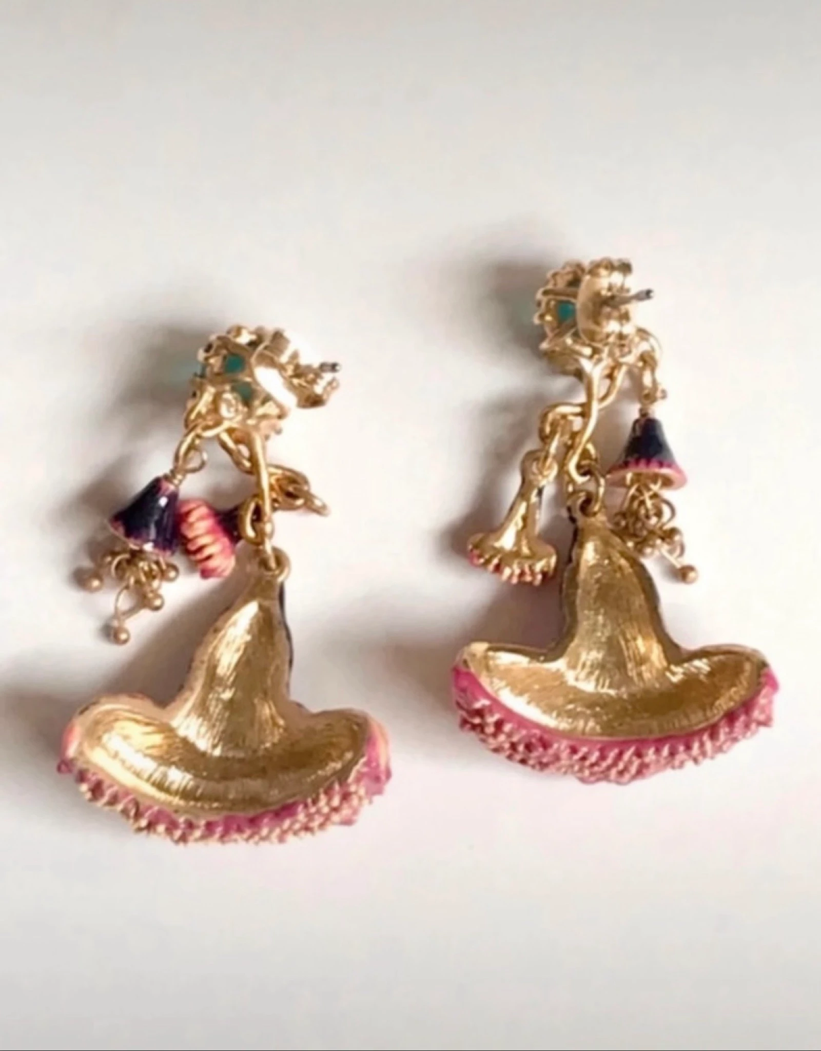 Boucles d’oreilles dorées les nereides  – photo 4